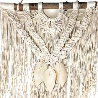 Indie Macrame Wall Hanging | Vanilla