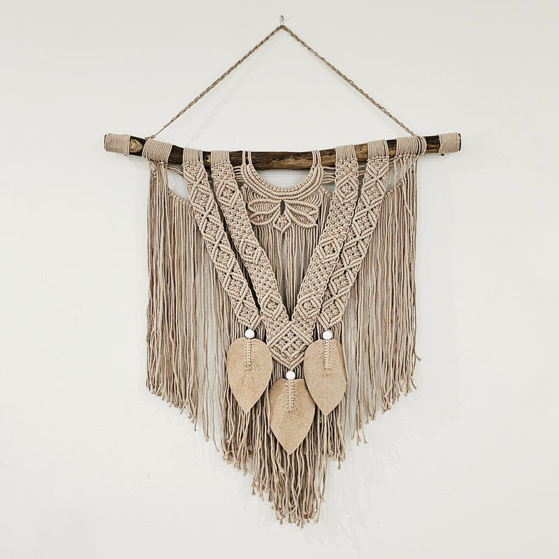 Indie Macrame Wall Hanging | Latte