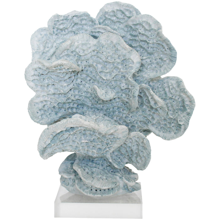 Artificial Reef Coral Tall Soft Blue