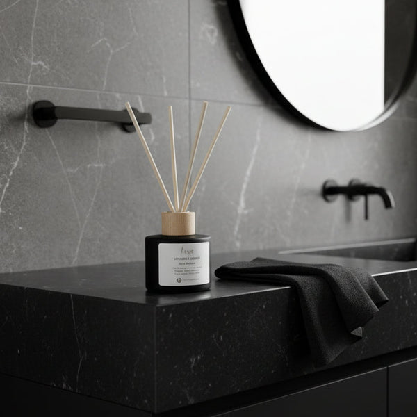 Luxe Matt Black Reed Diffuser | Luxe Coastal Home