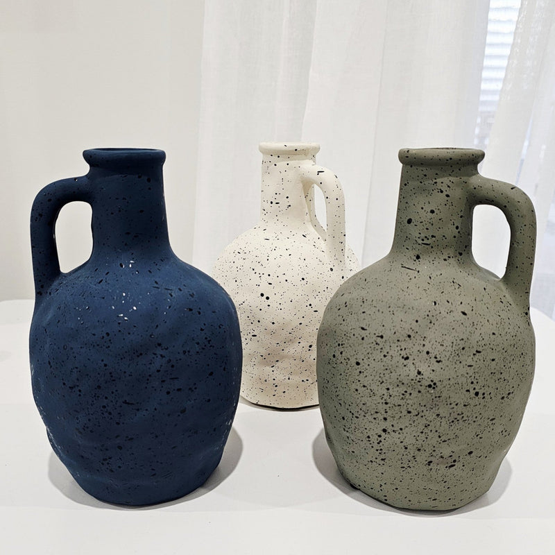 Mediterranean Rustic Urn | Single Handle | 3 Colours