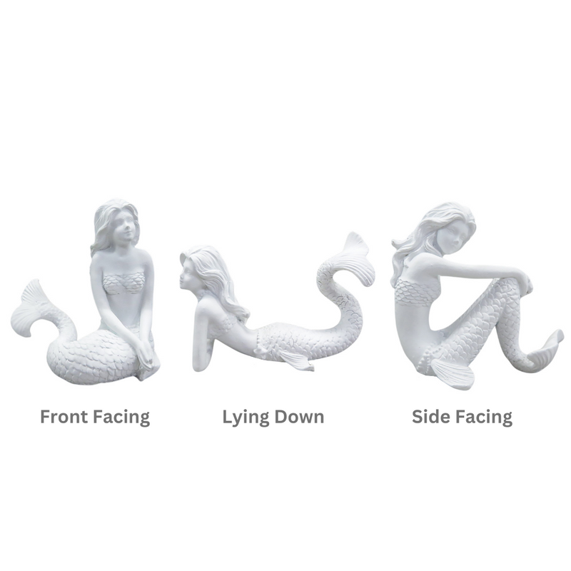 Little Mermaid Sculpture | 3 Assorted Styles