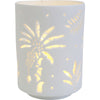 The Palms Porcelain Candle Tea Light Holder