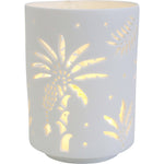 The Palms Porcelain Candle Tea Light Holder