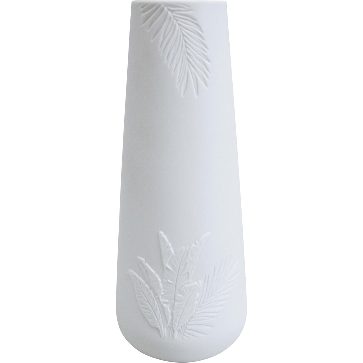 The Palms White Porcelain Vase