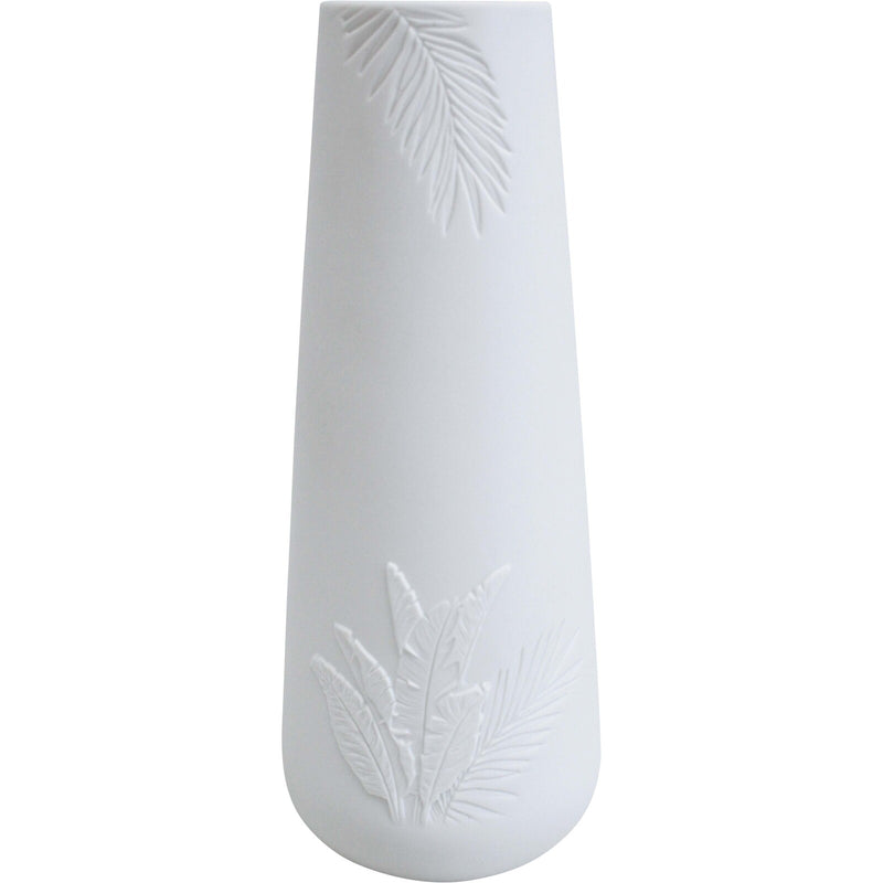 The Palms White Porcelain Vase