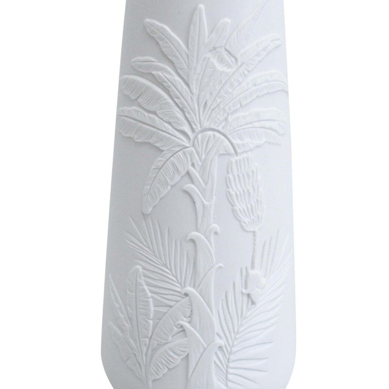 The Palms White Porcelain Vase