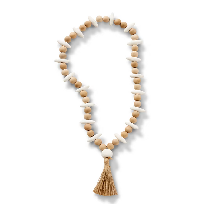 Frankie Wooden Bead Tassel