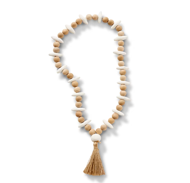 Frankie Wooden Bead Tassel