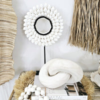 Noosa Shell Halo on Stand Black