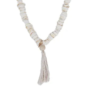 Aloha Hanging Shell Tassel | Necklace