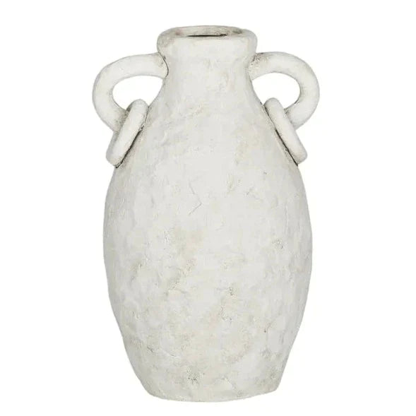 Bodhi Rustic White Urn