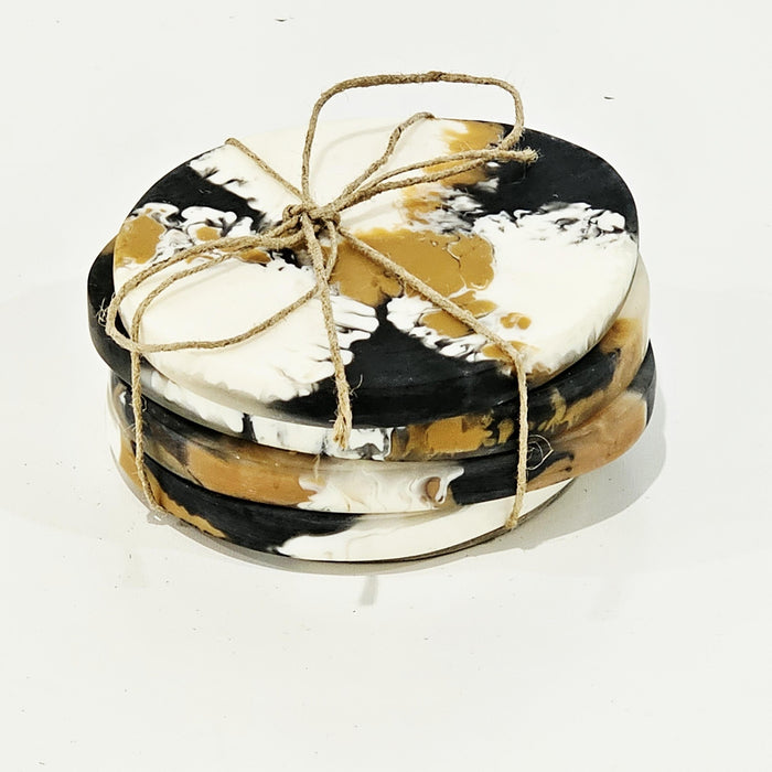 Sable Resin Coaster | Set of 4
