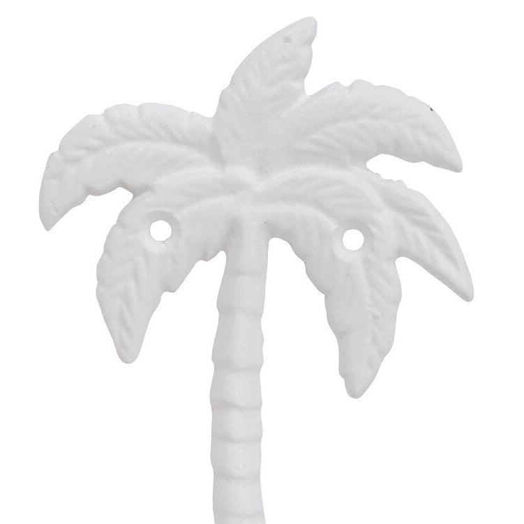 White palm tree wall hook

