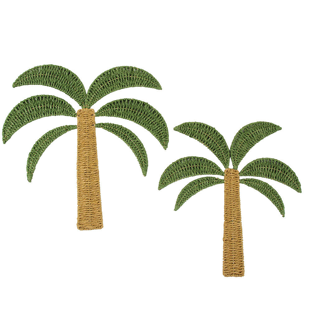 Barefoot Palm Woven Wall Decor | Set of 2