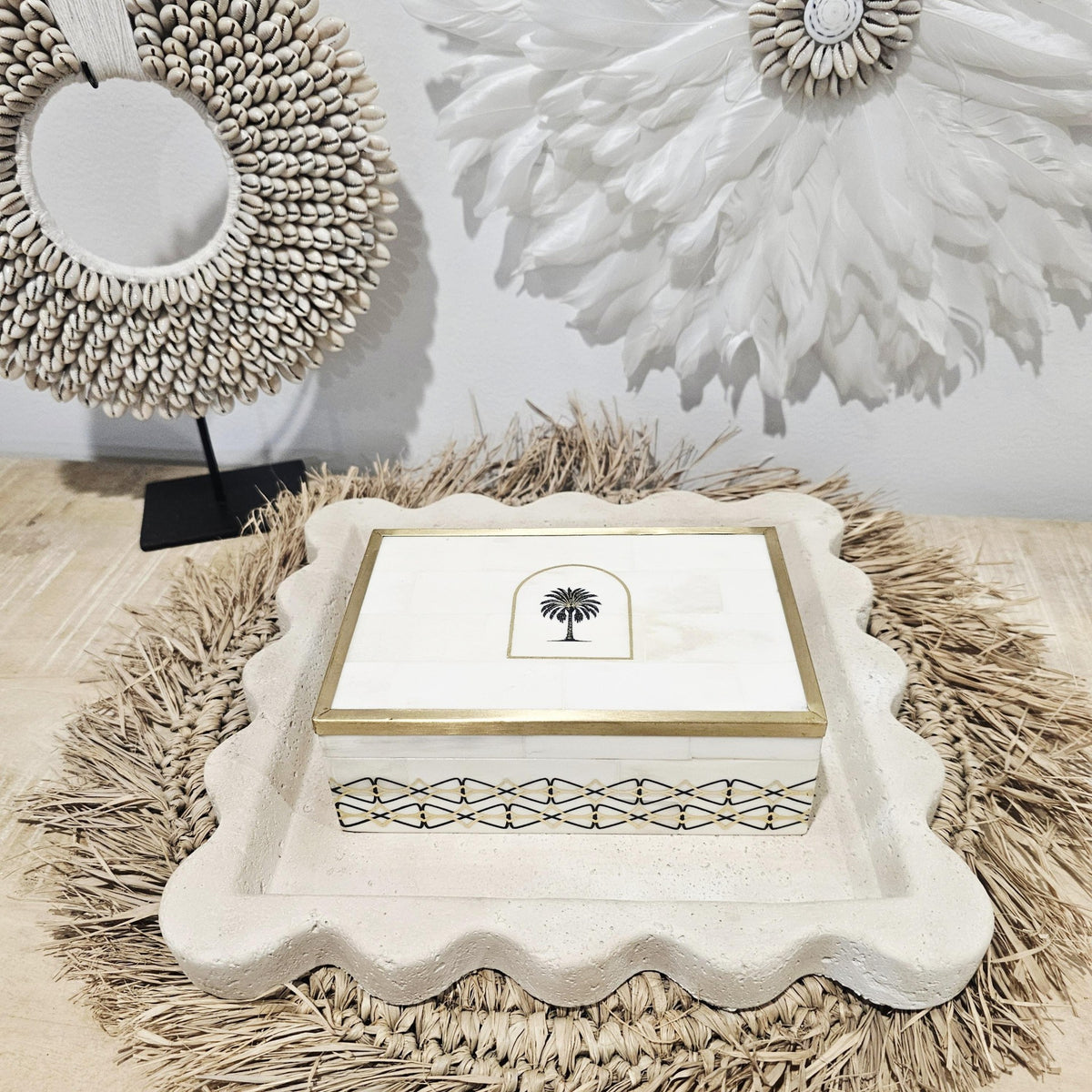 Palmera Palm Tree Trinket Box