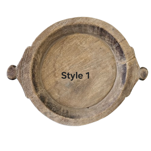 Bleached Vintage Indian Parat Plate