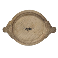 Bleached Vintage Indian Parat Plate