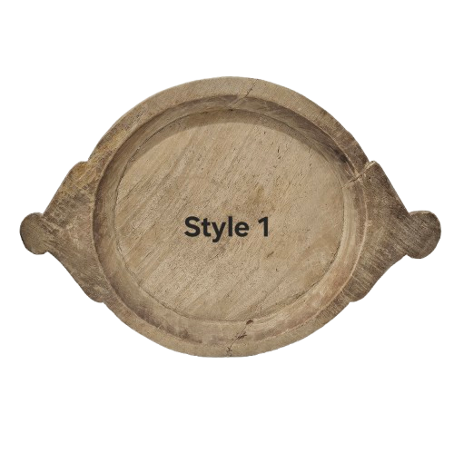 Bleached Vintage Indian Parat Plate