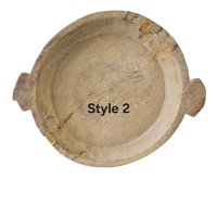 Bleached Vintage Indian Parat Plate