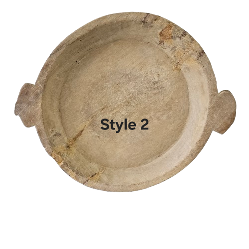 Bleached Vintage Indian Parat Plate