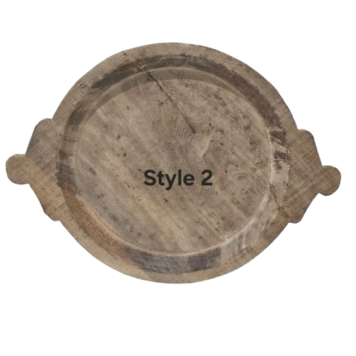 Bleached Vintage Indian Parat Plate