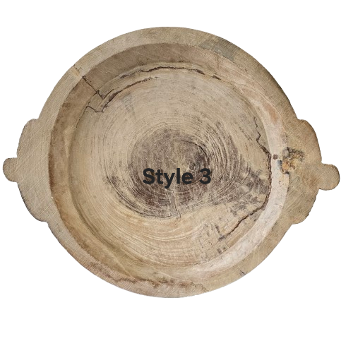 Bleached Vintage Indian Parat Plate