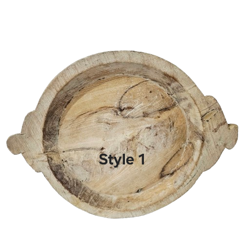 Bleached Vintage Indian Parat Plate