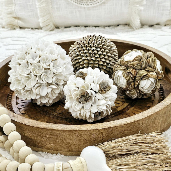 Petal Shell Ball | White | Pre Order Arriving Sept 5