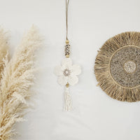 Chantilly Boho Petal Wall Necklace | Natural