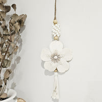 Chantilly Boho Petal Wall Necklace | White