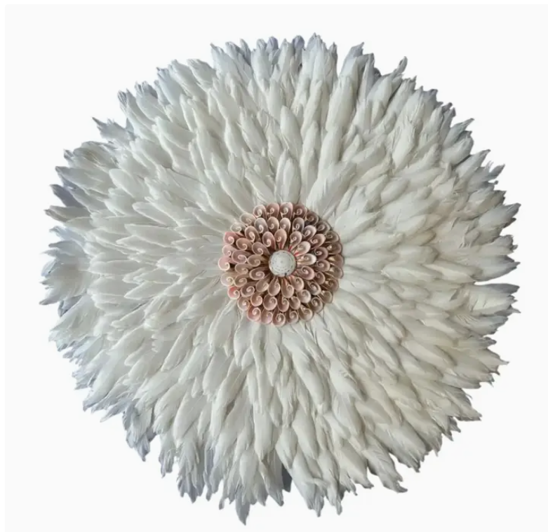Maui Shell and Feather Juju Wall Hanging