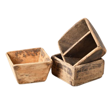 Vintage Wooden Rice Measure