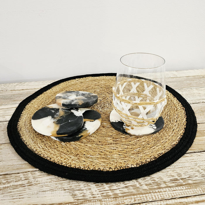 Sable Resin Coaster | Set of 4