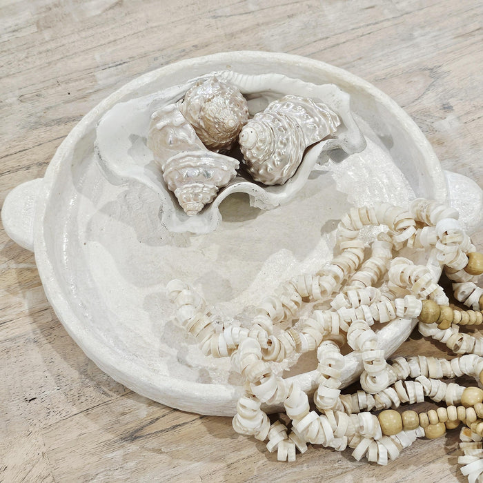 Rustic Mediteranean Concrete Tray | Round