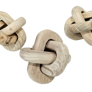 Rustic Chain Link Knot Natural