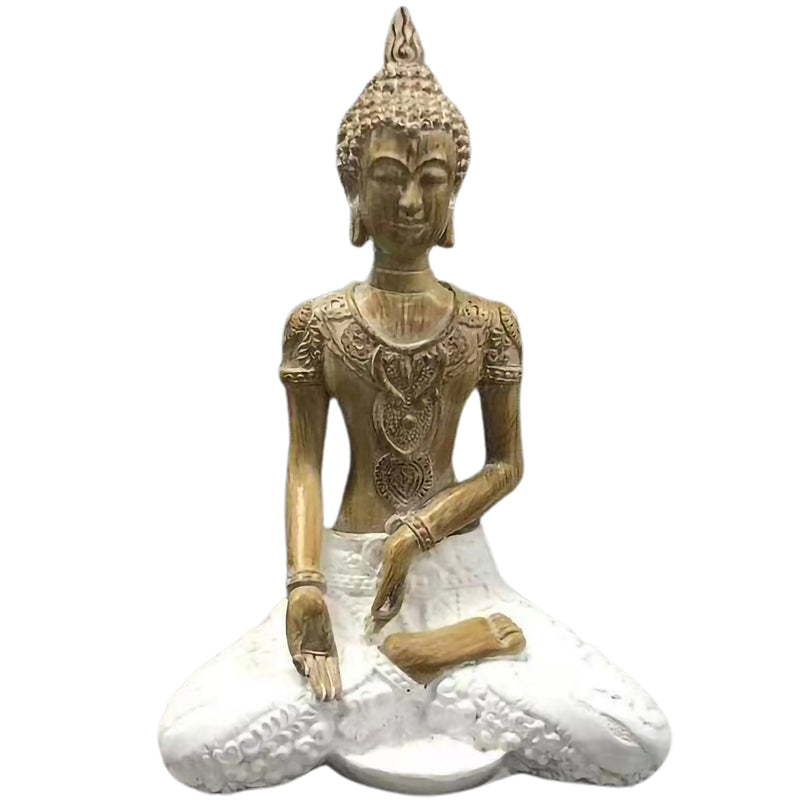 Sitting Buddha Sculpture Hands Down