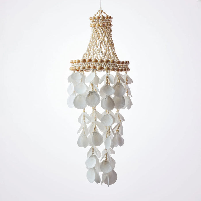 Sea Spray Shell Wind Chime Chandelier