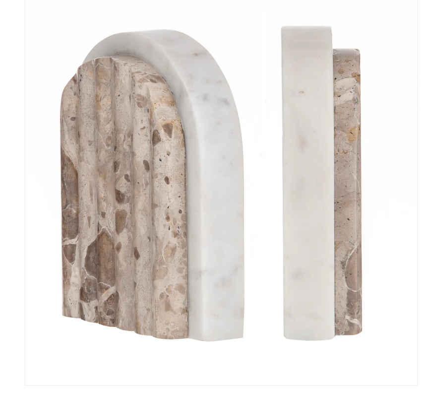 Heritage Marble Bookend Set
