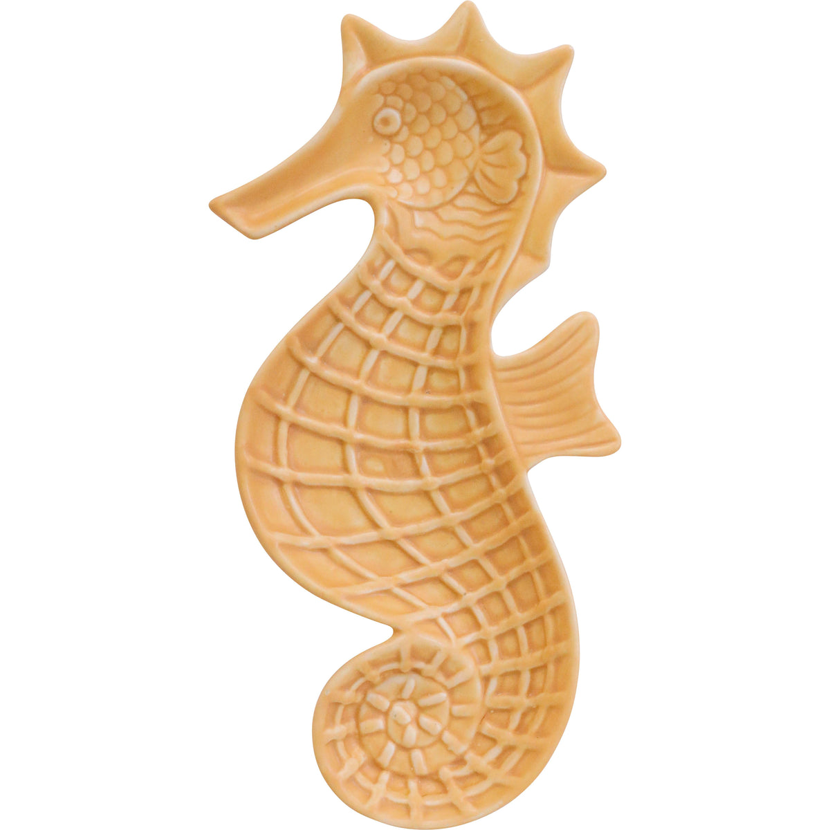 Seahorse Plate | Pale Tangerine