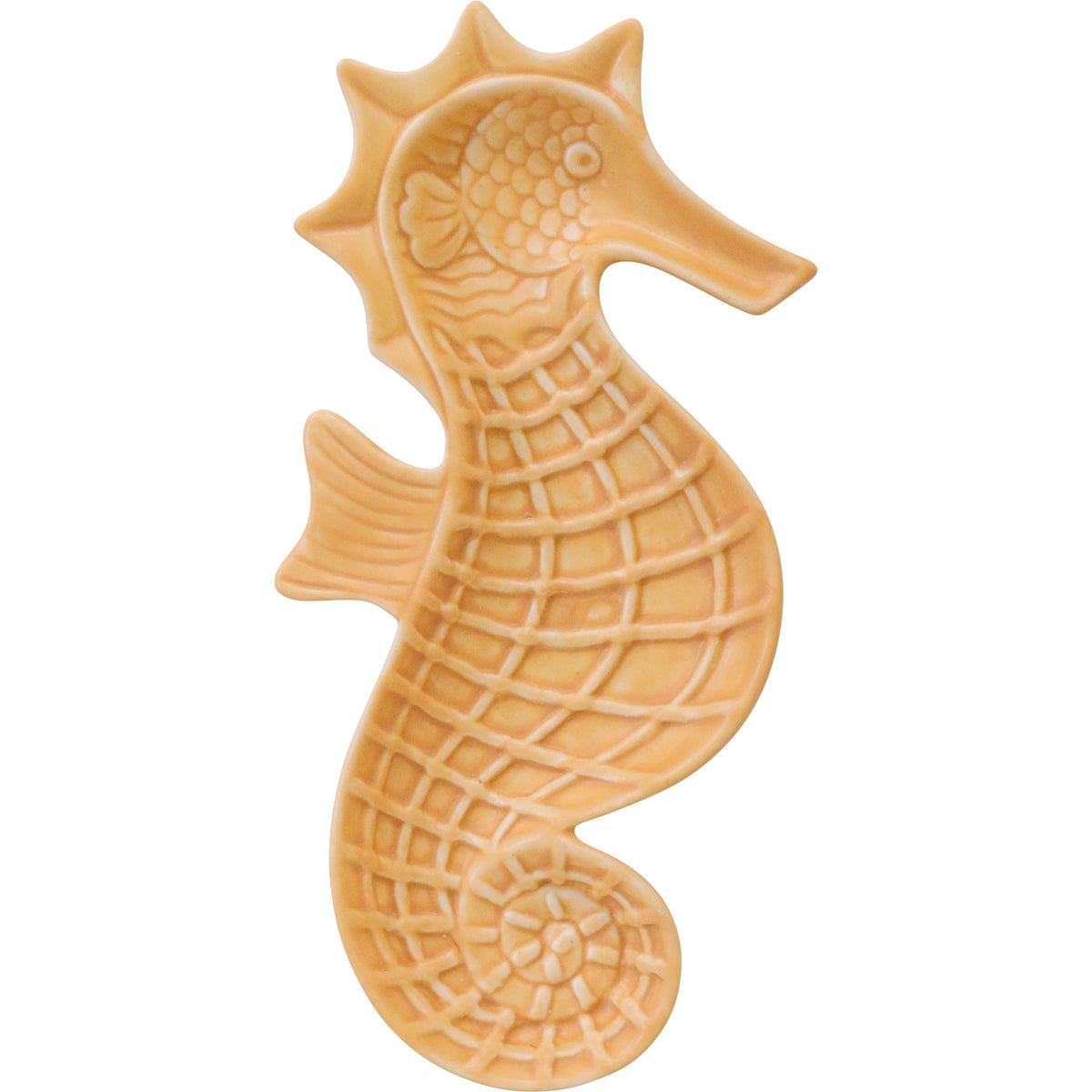 Seahorse Plate | Pale Tangerine