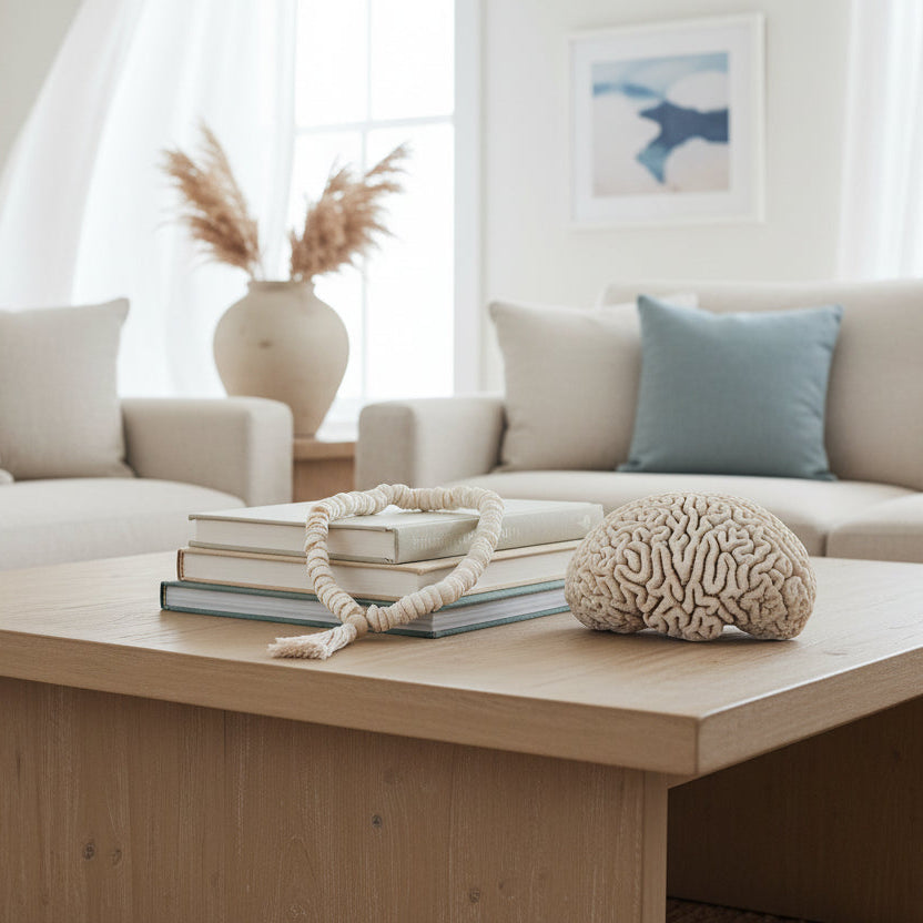 DECORATIVE SHELL TASSEL FOR COASTAL HOME DECOR