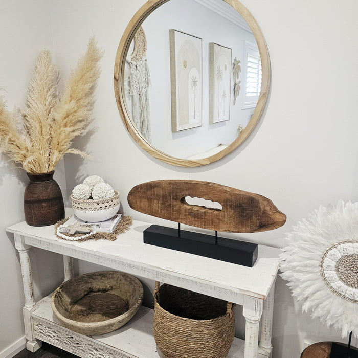 Saltwind Rustic Wooden Sculpture