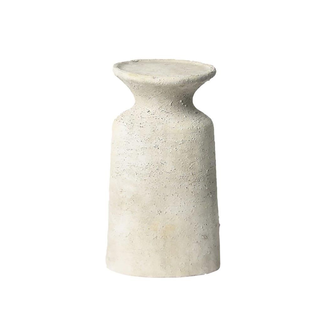 Santorini Beige Ceramic Candle HOlder