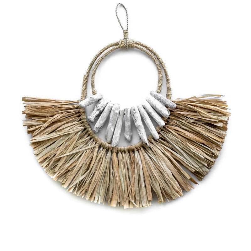 Whitehaven Seagrass and Driftwood Wall Hanging