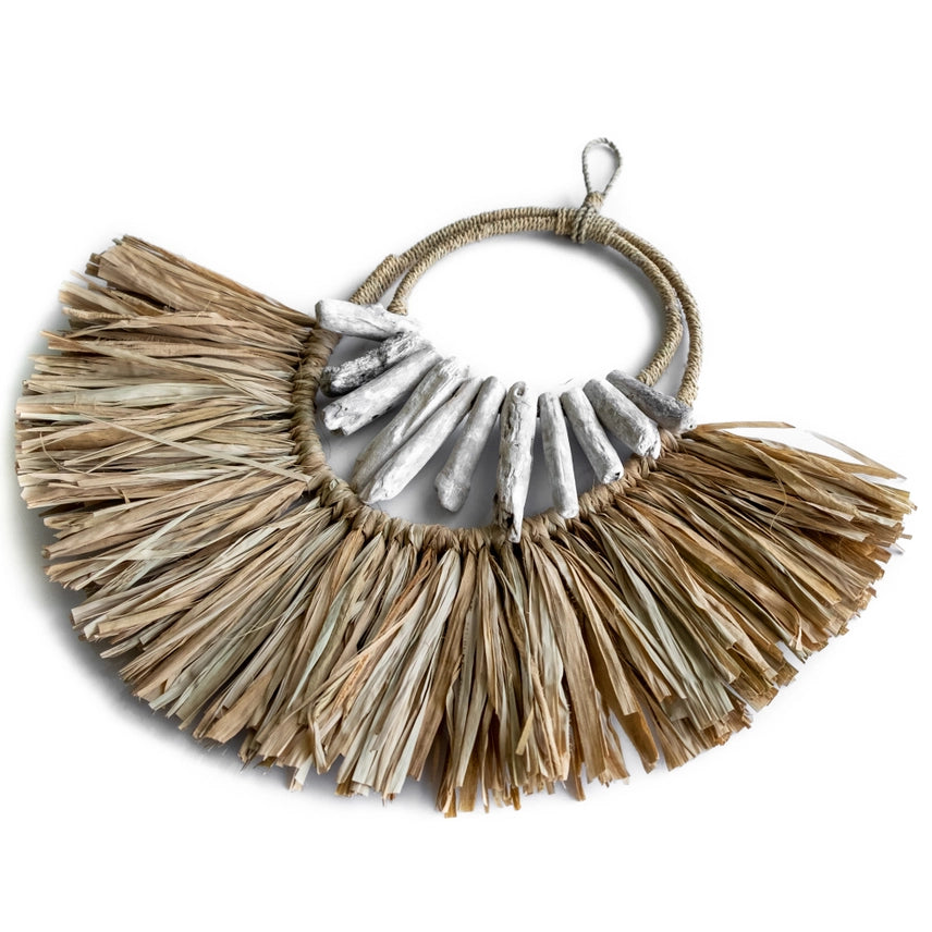 Whitehaven Seagrass and Driftwood Wall Hanging