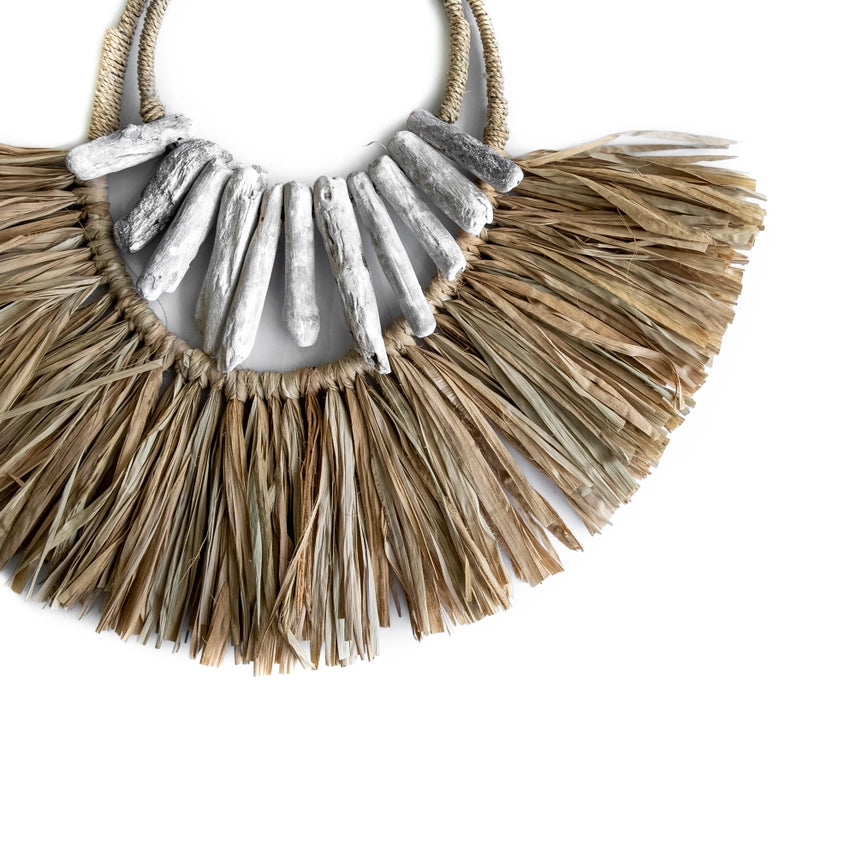 Whitehaven Seagrass and Driftwood Wall Hanging