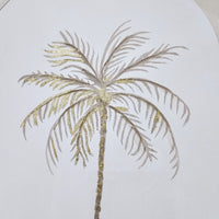 Coastal Calm Palm Tree Canvas | Double Palm