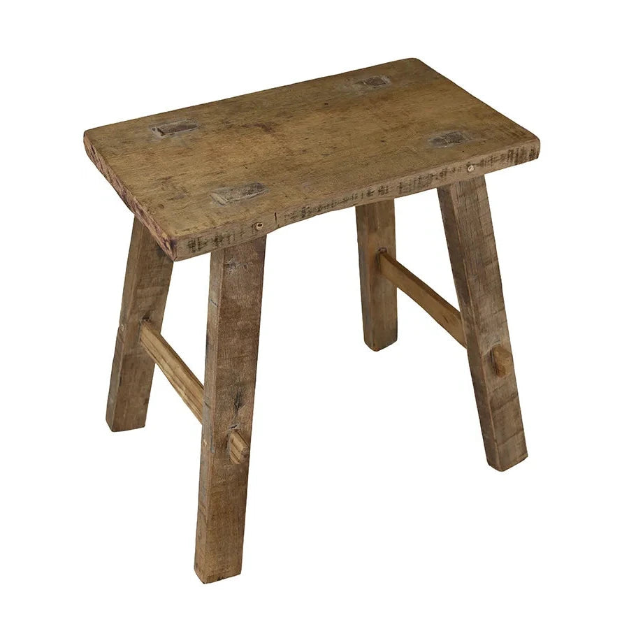 Recycled Teak Workers Stool