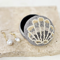 Lola Beaded Shell Keepsake Box